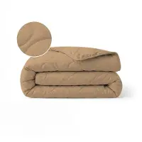Zelesta Special Mousseline Zomerdekbed - Warm zacht beige 160x220cm