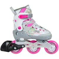 Powerslide Inlineskates One Joker Meisjes Wit/grijs Maat 29-32