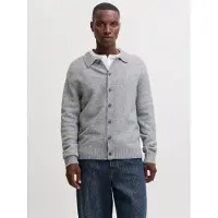 Jack & Jones Gebreid vest grijs