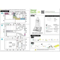Metal Earth Space Shuttle Launch Kit ICONX Series Bouwpakket