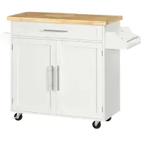 HOMCOM keukenwagen met wielen 801-178V90