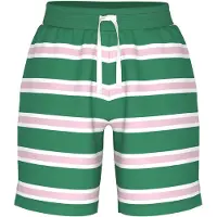 Mey Pyjamabroek 'Touchline Stripes' groen / rosé / wit