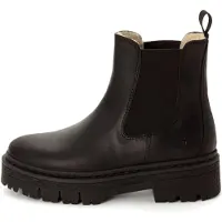Tamaris Chelsea boots van runder nappa met profielzool