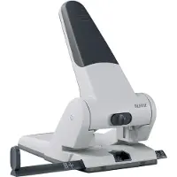 Leitz Archief Heavy Duty Perforator - Perforteert Tot A3 Formaat - Tot 65 Vel - Voor Mappen En Ringbanden - Zilver