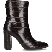 Mexx Vida Indy Enkellaarsjes - Enkelboots met rits - Dames - Bruin - Maat 36