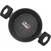 Epewex Gietijzeren Pan met Deksel 20cm - Non-stick ILAG Coating