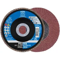 PFERD TOOLS 67604125 A Sg Steelox Lamellenschijf Diameter 125 mm Boordiameter 22.23 mm Korrelgrootte (num) 40 10 stuk(s)