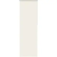 vidaXL Rolgordijn verduisterend gebroken wit 65x210 cm stofbreedte