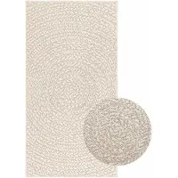 vidaXL Vloerkleed ZIZUR room binnen en buiten 60x110 cm jute look