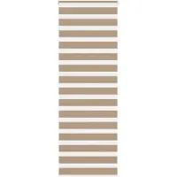 vidaXL Zebra Blind 75x200 cm stofbreedte 70,9 cm polyester zandbruin