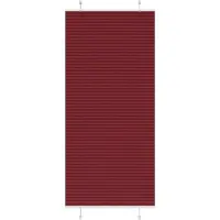 vidaXL Plissé rolgordijn 95x200 cm stofbreedte 94,4 cm bordeauxrood