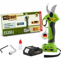 Procraft ES28Li bb accu takkenschaar tuinschaar 20 V 25 mm + 1x accu 2,0 Ah - zonder oplader