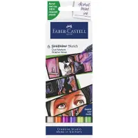 Faber-Castell sketchmarker - Goldfaber - Graphic Novel set - 6 kleuren - alcoholmarker - FC-164810