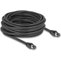 DeLOCK RJ45 netwerkkabel Cat.8.1 S/FTP, 10 meter, tot 40 Gbps, zwart