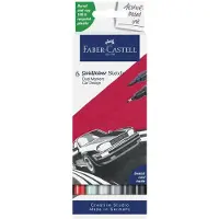 Faber-Castell sketchmarker - Goldfaber - Car Design set - 6 kleuren - alcoholmarker - FC-164813