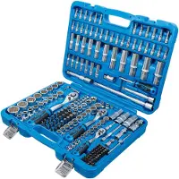 Bgs 2286 Dopsleutelset twaalfkant | 6,3 mm (1/4") / 10 mm (3/8") / 12,5 (1/2") | 171-dlg