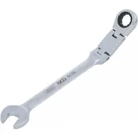 Bgs Dubbelgekoppelde ratelring steeksleutel buigbaar SW 18 mm