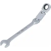 Bgs Dubbelgekoppelde ratelring steeksleutel buigbaar SW 15 mm