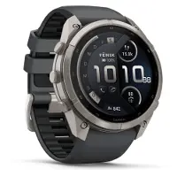 Garmin FENIX 9 PRO INREACH 47 MM TITANIUM WITH GRAPHITE/BLACK SILICONE BAND