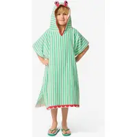 HEMA Kinderponcho 68x78cm krab strepen (multicolor)