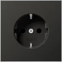 JUNG JG SCHUKO stopcontact AL1520AN, 16A, 250V, LS, antraciet, glanzend