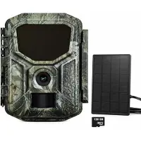 Siltcon Wildcamera 8K 64MP - No-Glow - WiFi - Solar - 128GB SD