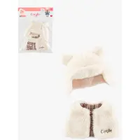 Corolle poppen winterset 36cm - omkeerbaar vestje en berenmuts.