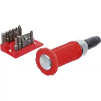 Kraftmann Handslagsleutelset incl. bits zeskantige inbus 12,5 mm (1/2") uitgang (Inbus)