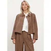 NUKUS Dames Jassen Daisey Jacket - Bruin - Maat S