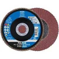 PFERD TOOLS 67712125 PFC 125 A 120 SG STEELOX Lamellenschijf Diameter 125 mm Boordiameter 22.23 mm Korrelgrootte (num) 120 RVS, Staal 10 stuk(s)