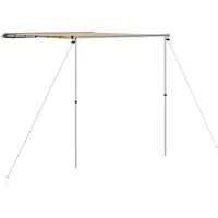 vidaXL Luifel voor camper en caravan 2x2,5x2,15 m beige