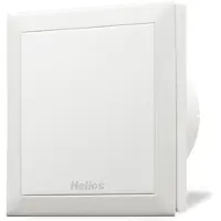 Helios HELI Minivent DN100, tweetrapsventilatormotor, type M1/100, NC (normaal gesloten), met nalooptijd, programmeerbaar/intervalfunctie