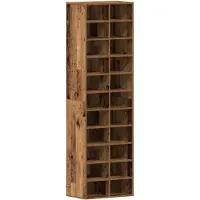 vidaXL Schoenenkast 54x34x183 cm spaanplaat oud hout