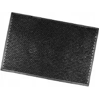 Epewex Antislip Rubber Deurmat "Gras" 40x60 cm - Zwart