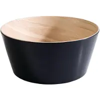 Aps Frida Kom Hout En Zwart 22(Ø)cm 2,2L - FB827 - Restaurant - Hotel - Professioneel