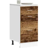 vidaXL Onderkast Lyon, look van oud hout, 40x46x81,5 cm, houtvezel