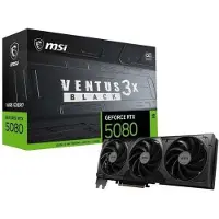 MSI GeForce RTX 5080 VENTUS 3X OC, 16 GB GDDR7, Reflex, RTX AI, DLSS 4.5