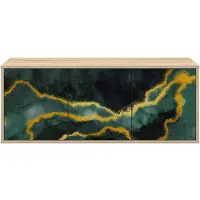 vidaXL Wand gemonteerd TV Kast WIJHE 102 x 33 x 40 cm Sonoma Eiken