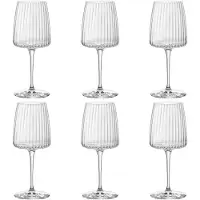 Bormioli Rocco 6 witte wijnglazen, serie Exclusiva, inhoud 0,374 liter