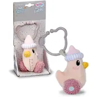 Baby Born Fles voor baby's met rammelaar aan de binnenkant en clip, wasbaar