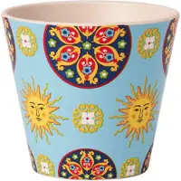 Quy Cup - 90ml Ecologische Reis Beker - Espressobeker “Sicily - SICILIË” 7x7x7cm