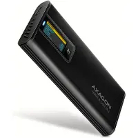 Axagon Externe SSD behuizing M.2 SATA - - EEM2-SD2B - USB-C 10 Gbit/s - Type-C voeding - Zwarte kunststof