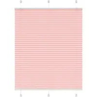 vidaXL Plissé rolgordijn 105x150cm stofbreedte 104,4cm polyester roze
