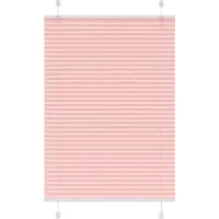 vidaXL Plissé rolgordijn 95x150 cm stofbreedte 94,4 cm polyester roze