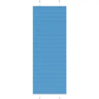 vidaXL Plissé rolgordijn 80x200 cm stofbreedte 79,4 cm polyester blauw