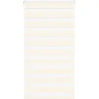 vidaXL Dubbele rolgordijn, marmerbeige, 85x100 cm, stofbreedte 80,9 cm, polyester