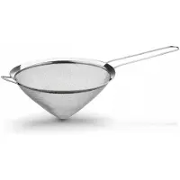 Tadar RVS Kegelvormige Zeef 22cm - Keukengerei voor Desserts & Gerechten