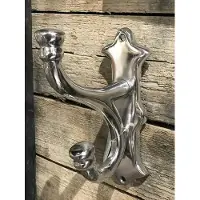 Sense Aluminium Kapstokhaak - Garderobehaak Industrieel - Stoere kapstokhaken -Kapstok - Gepolijst haak