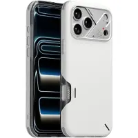 Aulumu Shockproof Case - Hoesje Geschikt voor Apple iPhone 17 Pro - Schokbestendig - Compatibel met MagSafe - CoolHyper Koelsysteem - TPU Back Cover - Wit