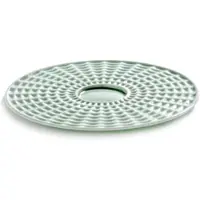 Serax Ann Van Hoey Nido cappuccino schotel D13.8cm bone china groen